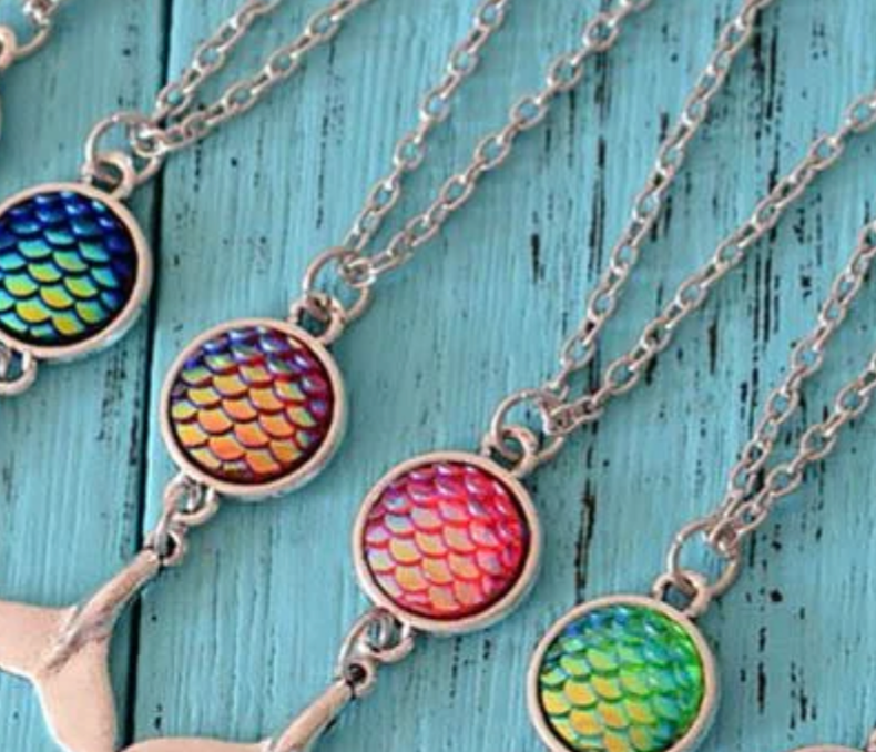 Fins & Tail Necklace (4 Colors)