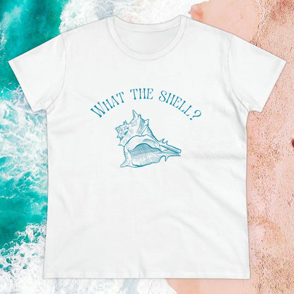 “What the Shell?” Nautically Naughty Semi-Fitted Graphic Tee (6 colors)