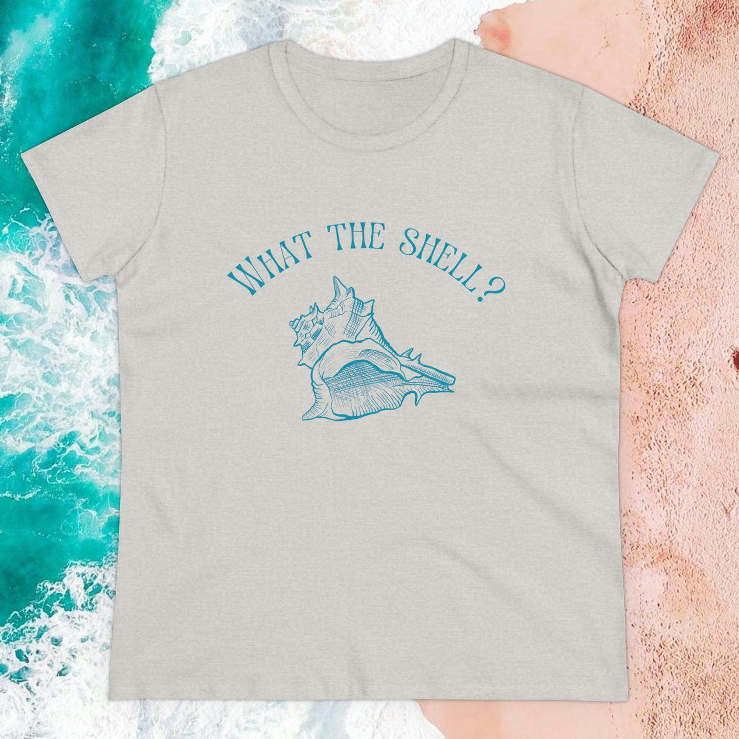 “What the Shell?” Nautically Naughty Semi-Fitted Graphic Tee (6 colors)
