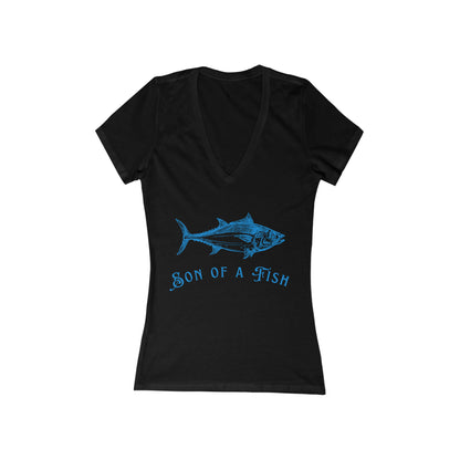 "Son of a Fish" Nautically Naughty Deep V-Neck (3 colors)