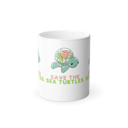 "Save the Sea Turtles" Color Changing Mug