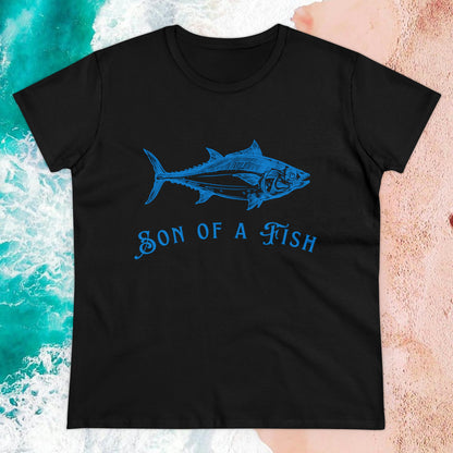 “Son of a Fish” Nautically Naughty Semi-Fitted Graphic Tee (3 colors)