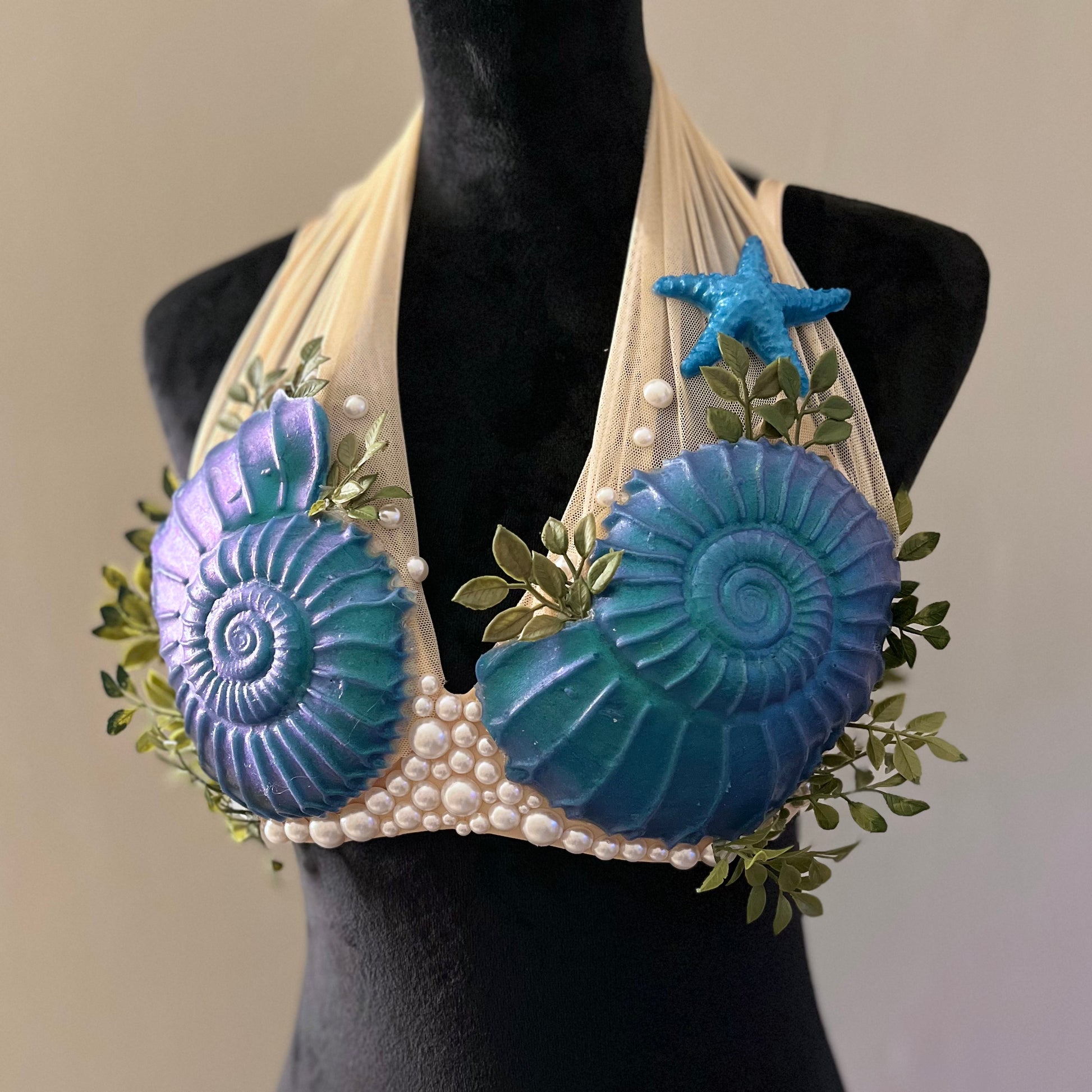 Mermaid pearl seashell bra от SeaLifesBeauty1 на