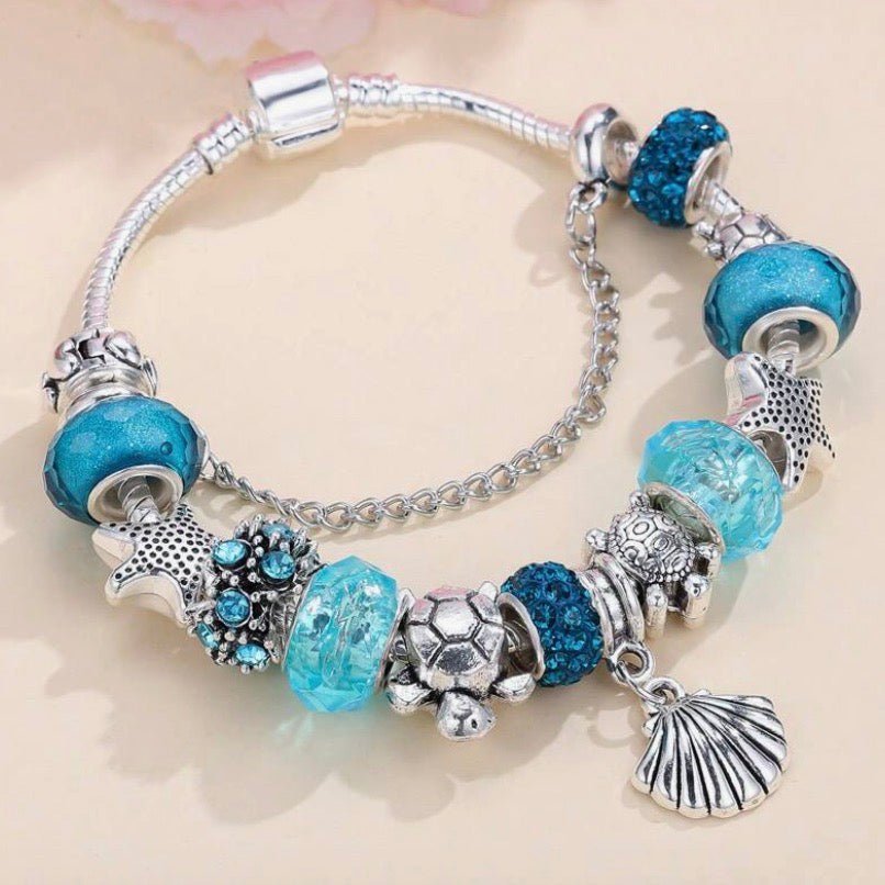 NEW! 'Silver' Ocean Critters Bracelet