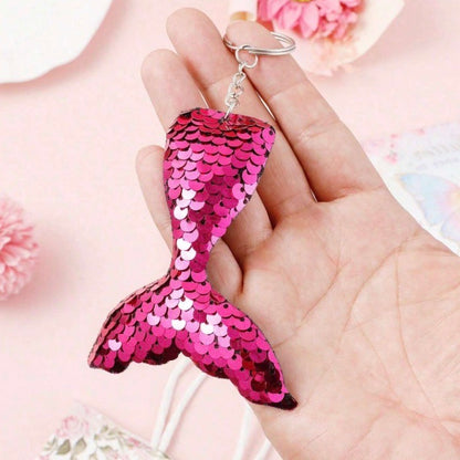 Sequin Tail Keychain (7 colors)