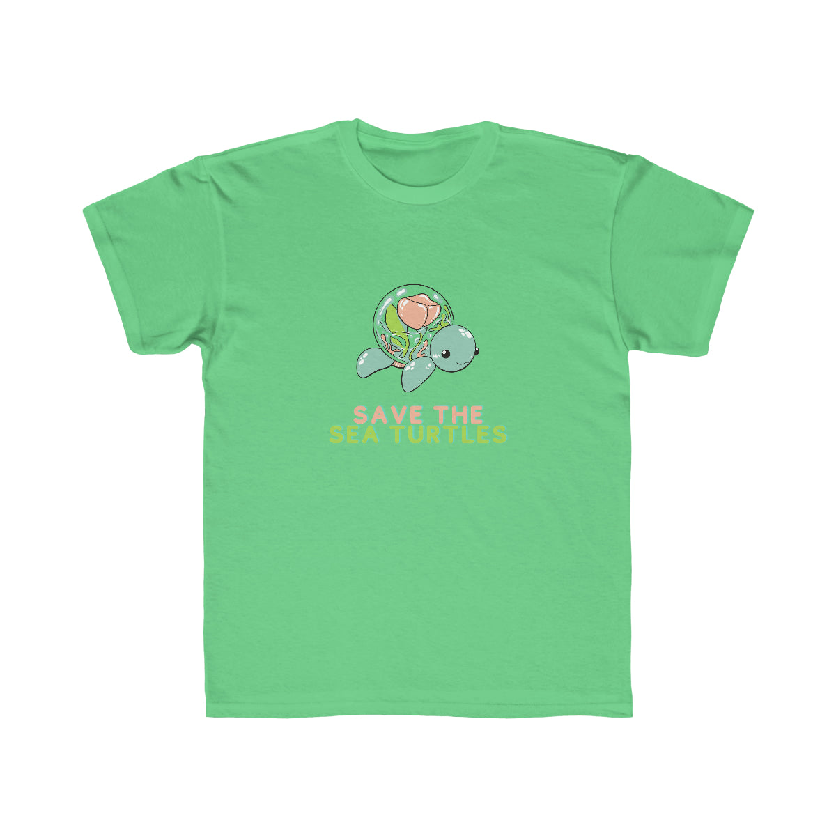 "Save the Sea Turtles" Kids' Regular Fit Tee