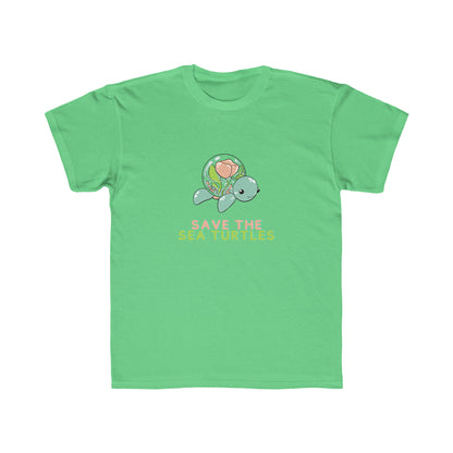 "Save the Sea Turtles" Kids' Regular Fit Tee