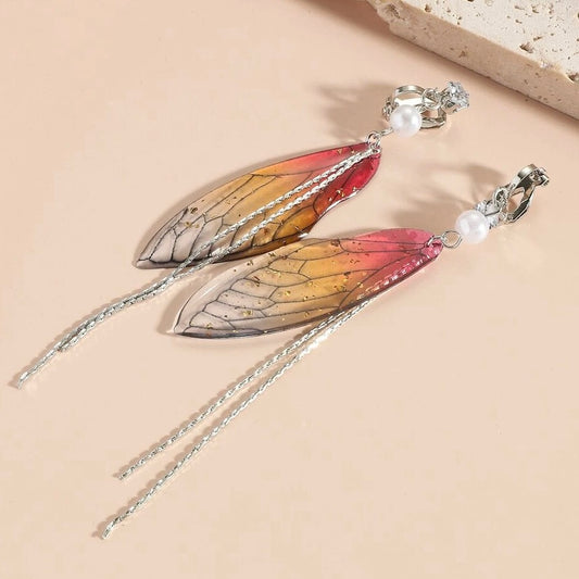 Fairy Wing Clip-On Earrings (2 colors)