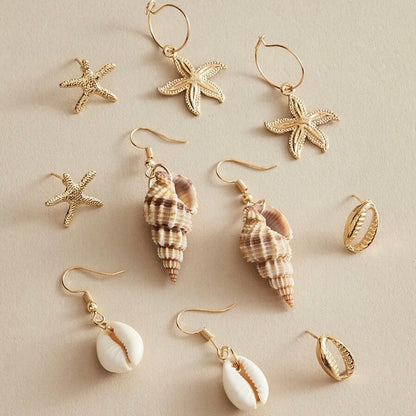 Treasure Chest Earrings Set (5 pairs incl.)