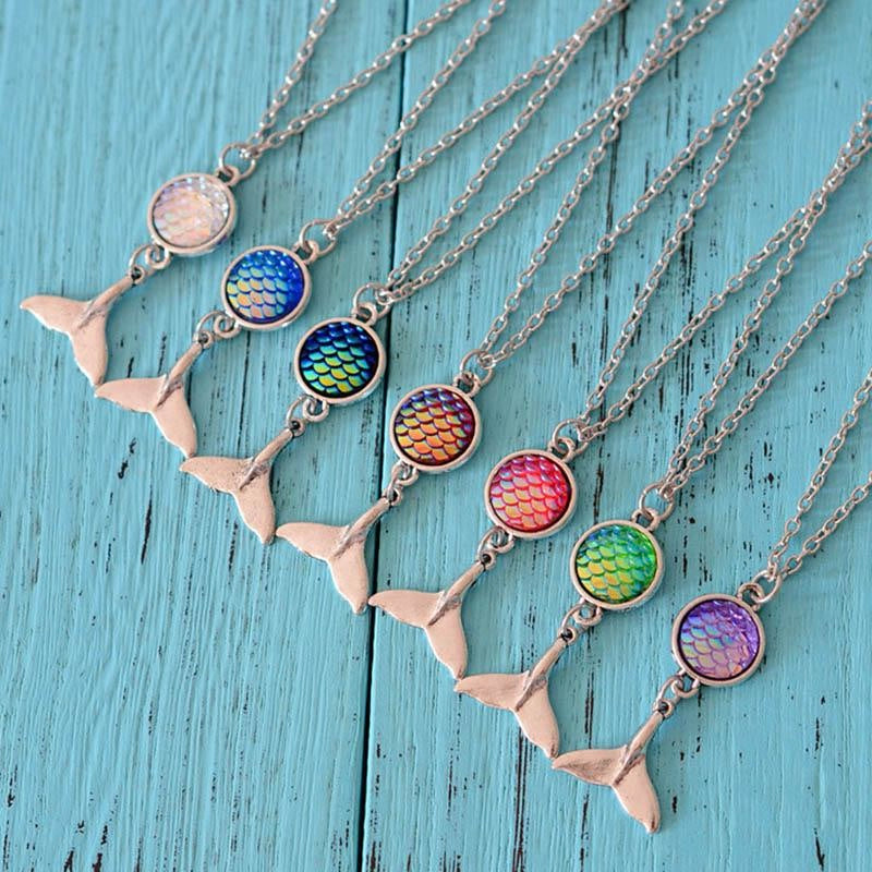 Fins & Tail Necklace (5 Colors)