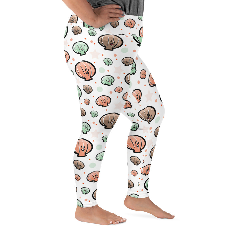 Save the Spat - Ollie Oyster Plus Size Yoga Leggings